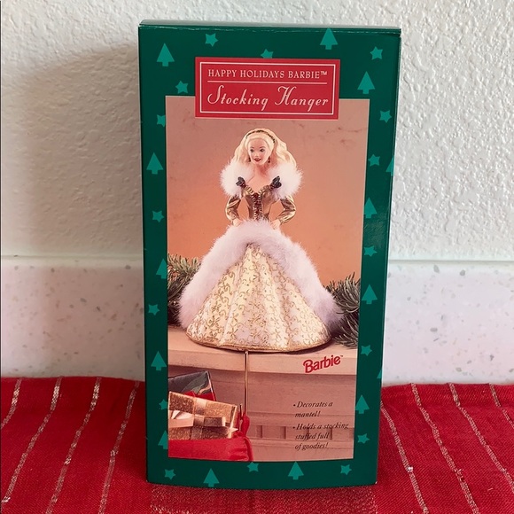 ‘95 Hallmark Happy Holidays Barbie Stocking Hanger - Picture 11 of 16